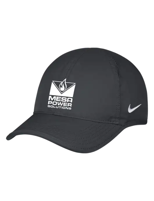 Nike Charcoal Featherlight Cap w/Mesa Solutions Logo