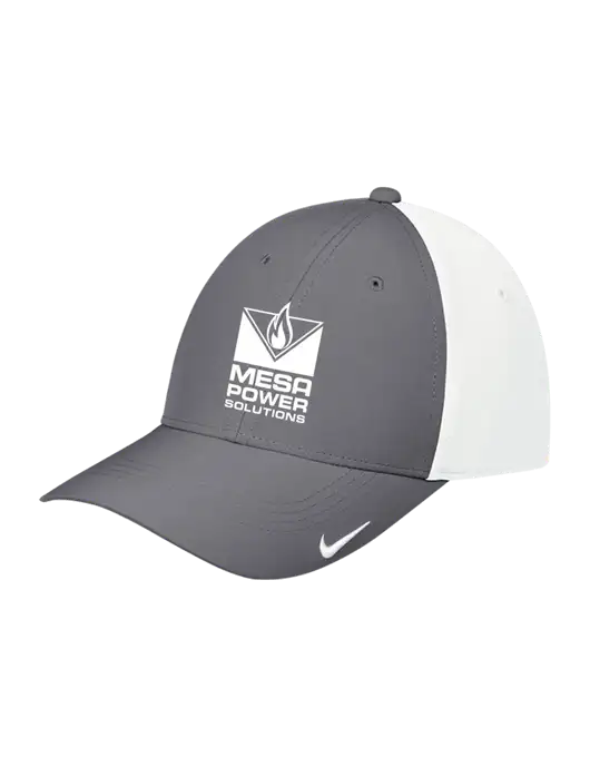 Nike Dark Grey/White Dri-FIT Legacy Cap w/Mesa Solutions Logo