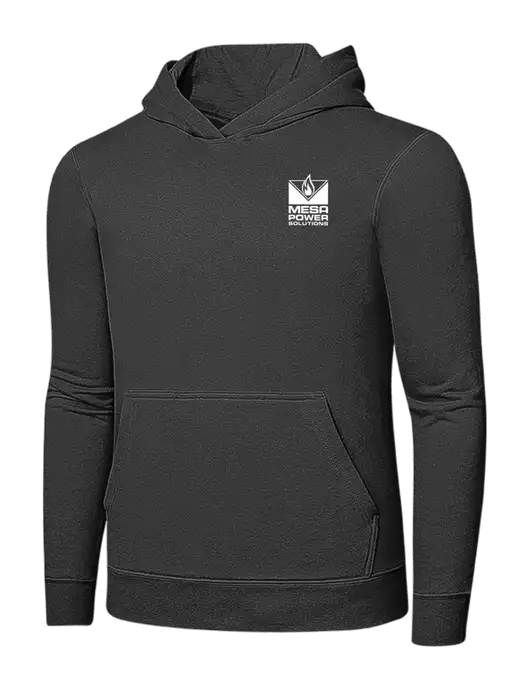 Charcoal 7.8 oz Ring Spun Hooded Sweatshirt w/Mesa Solutions Logo