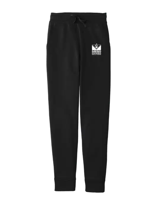 Sport-Wick Black Fleece Jogger w/Mesa Solutions Logo