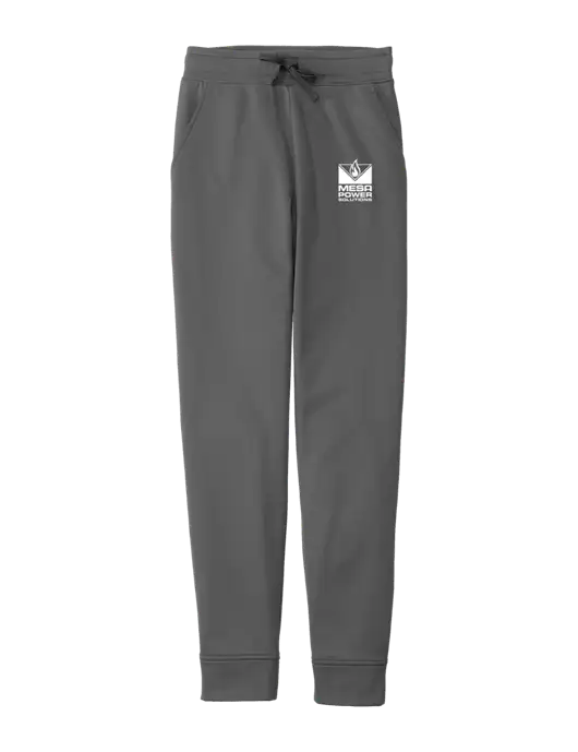 Sport-Wick Dark Grey Fleece Jogger w/Mesa Solutions Logo