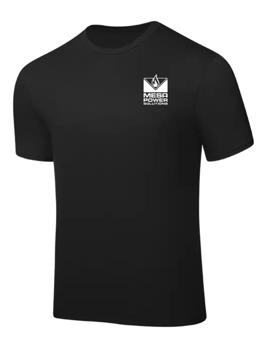 Black PosiCharge Competitor Tee w/Mesa Solutions Logo