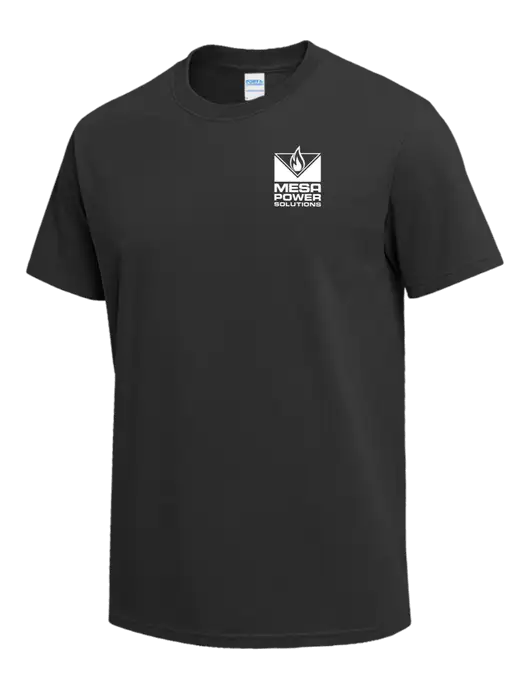 Charcoal Heavyweight 6.1 oz T-Shirt w/Mesa Solutions Logo