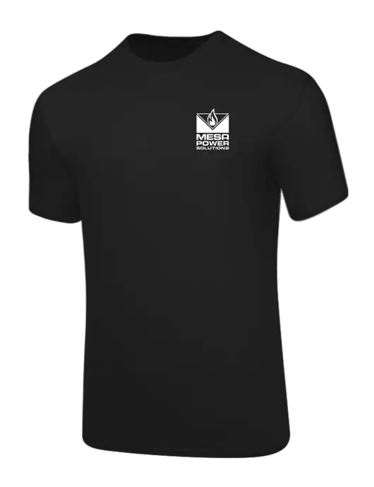 Core Blend Black T-Shirt w/Mesa Solutions Logo