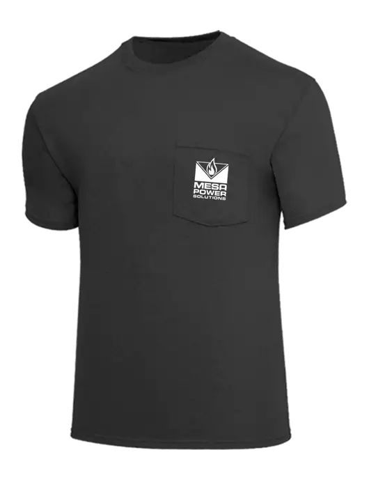 Core Blend Charcoal Grey Pocket T-Shirt w/Mesa Solutions Logo