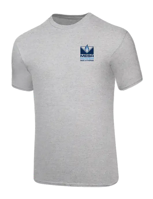 Core Blend Light Grey Heather T-Shirt w/Mesa Solutions Logo
