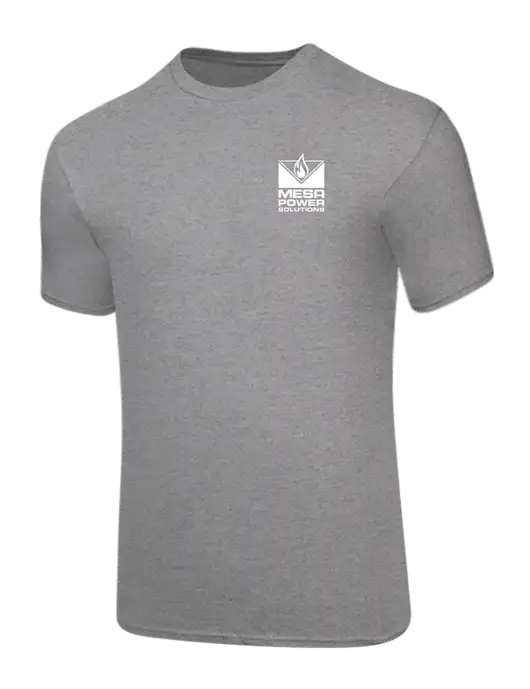 Core Blend Medium Grey Heather T-Shirt w/Mesa Solutions Logo