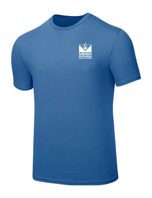 Seriously Soft Light Navy T-Shirt w/Mesa Solutions Logo