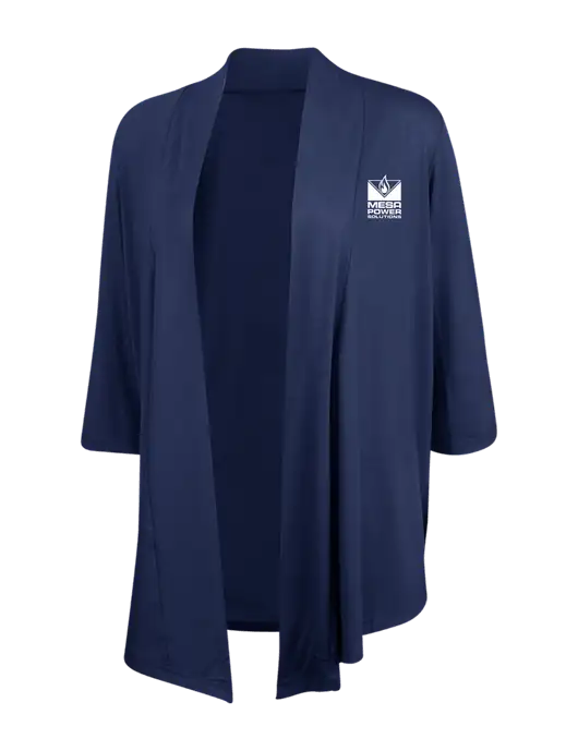 Dress Navy Blue Womens Concept Shrug w/Mesa Solutions Logo