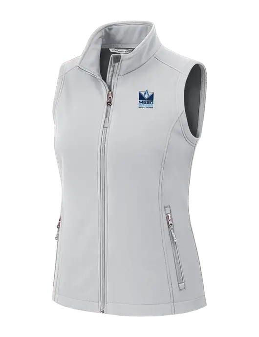 Marshmellow Womens Core Soft Shell Vest w/Mesa Solutions Logo