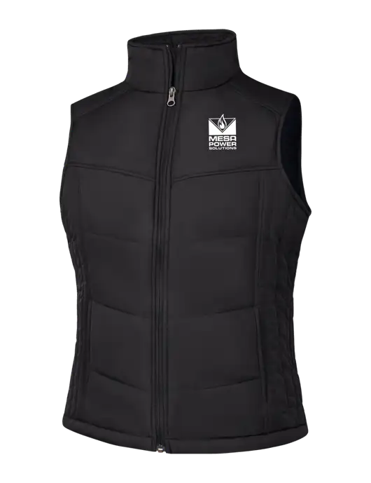 Womens Black/Black Vest w/Mesa Solutions Logo