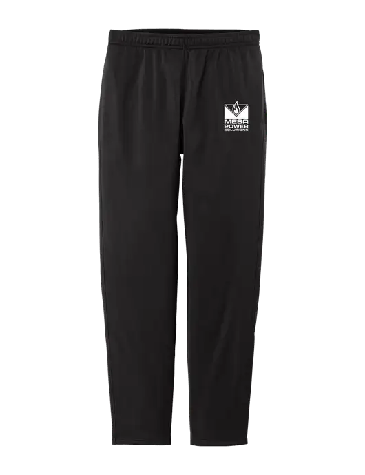 Womens Tricot Black Track Jogger w/Mesa Solutions Logo
