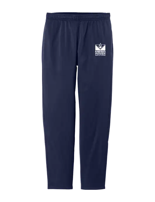 Womens Tricot Navy Track Jogger w/Mesa Solutions Logo