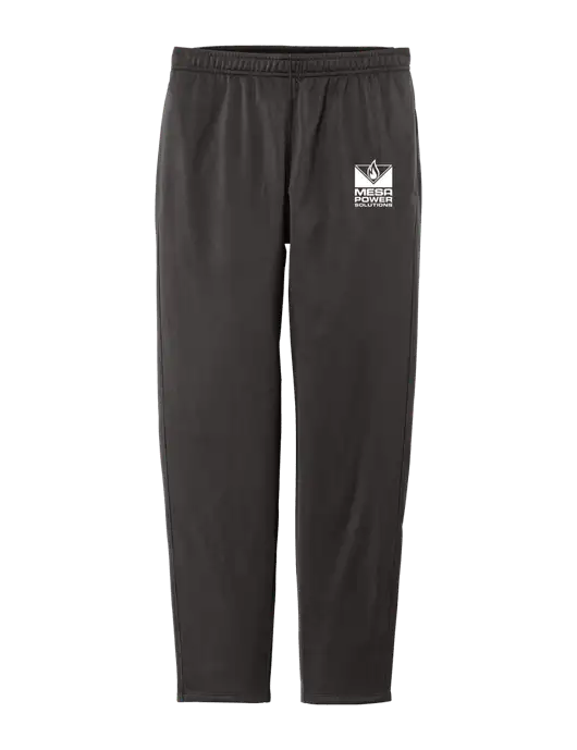 Womens Tricot Very Dark Grey Track Jogger w/Mesa Solutions Logo